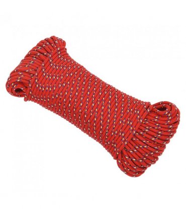 vidaXL Boat Rope Red 3 mm 100 m Polypropylene