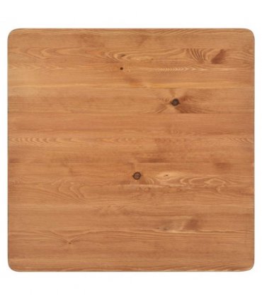 vidaXL Bar Table Black 60x60x108 cm Solid Pine Wood Steel
