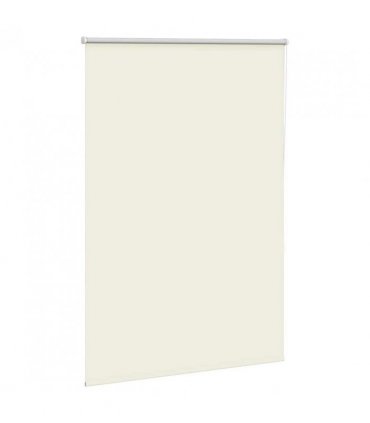 vidaXL Roller Blind Blackout Off White 90x130 cm Fabric Width 85.7 cm Polyester