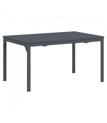 vidaXL Outdoor Dinner Table Folding Anthracite 210 x 90 x 73 cm Steel