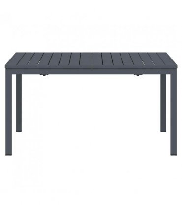 vidaXL Outdoor Dinner Table Folding Anthracite 210 x 90 x 73 cm Steel