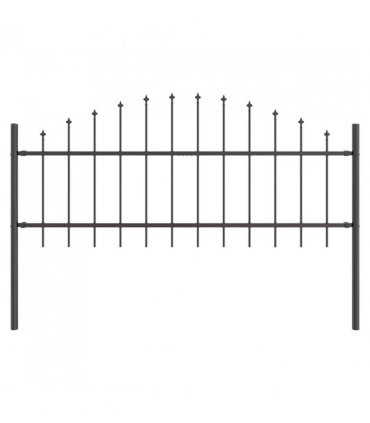 vidaXL Garden Fence Woerden 5 pcs Grey
