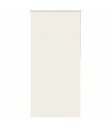 vidaXL Roller Blind Blackout Off White 105x210 cm Fabric Width 100.7 cm Polyester