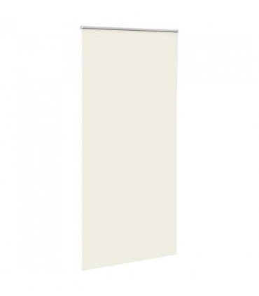 vidaXL Roller Blind Blackout Off White 105x210 cm Fabric Width 100.7 cm Polyester