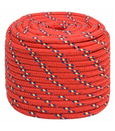 vidaXL Boat Rope Red 18 mm 100 m Polypropylene