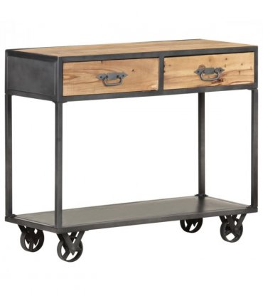 vidaXL Console Table 90x35x74 cm Solid Reclaimed Wood