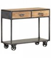 vidaXL Console Table 90x35x74 cm Solid Reclaimed Wood
