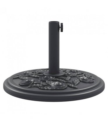 vidaXL Parasol Base for Ø38 / 48 mm Poles 12 kg Round