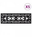 vidaXL Stair Treads 5 pcs 25x75 cm Rubber