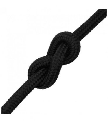 vidaXL Boat Rope Full Black 20 mm 25 m Polypropylene