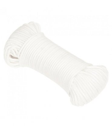 vidaXL Boat Rope Full White 3 mm 100 m Polypropylene