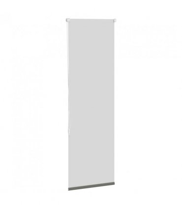 vidaXL Roller Blind Blackout Grey 45x150 cm Fabric Width 40.7 cm Polyester