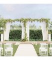 vidaXL Wedding Arch Gold 657 x 35 x 300 cm Steel