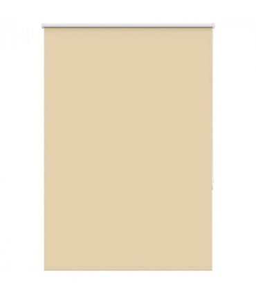 vidaXL Roller Blind Blackout Beige 115x150 cm Fabric Width 110.7 cm Polyester