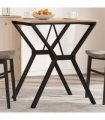 vidaXL Dining Table Legs Y-Frame 60x60x73 cm Steel