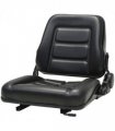 vidaXL Forklift & Tractor Seat with Adjustable Backrest Black