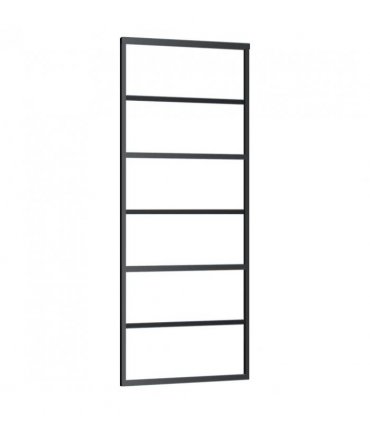 vidaXL Sliding Door with Hardware Set 76x205 cm ESG Glass&Aluminium