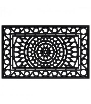 vidaXL Door Mat Rectangular 45x75 cm Rubber