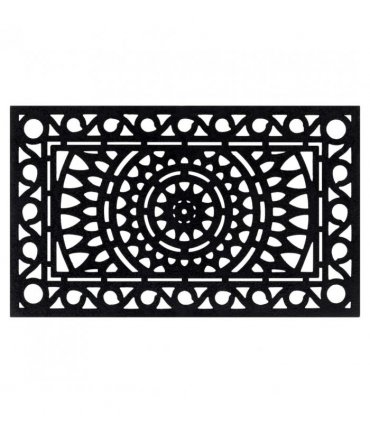 vidaXL Door Mat Rectangular 45x75 cm Rubber