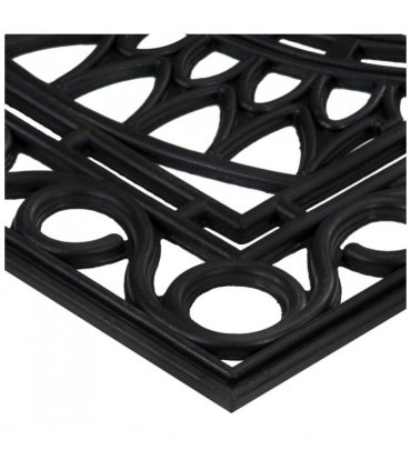vidaXL Door Mat Rectangular 45x75 cm Rubber