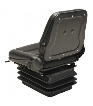 vidaXL Forklift & Tractor Seat with Suspension and Adjustable Backrest