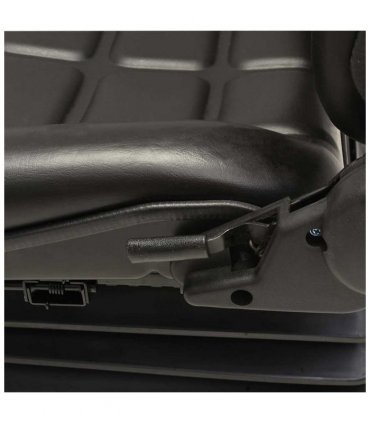 vidaXL Forklift & Tractor Seat with Suspension and Adjustable Backrest