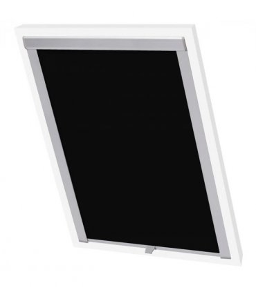 vidaXL Blackout Roller Blinds Black S08/608