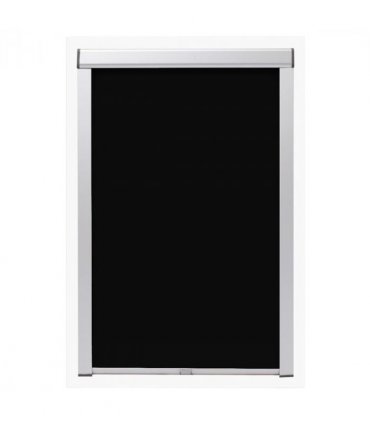vidaXL Blackout Roller Blinds Black S08/608