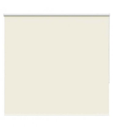 vidaXL Roller Blind Blackout Off White 165x130 cm Fabric Width 161.6 cm Polyester