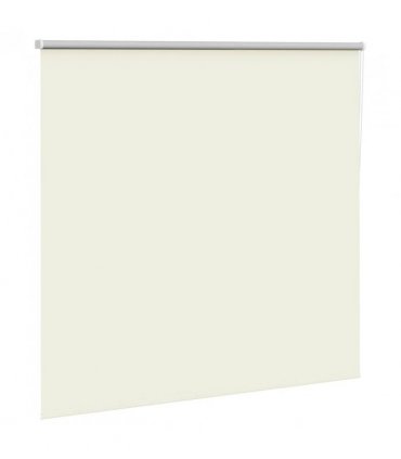 vidaXL Roller Blind Blackout Off White 165x130 cm Fabric Width 161.6 cm Polyester