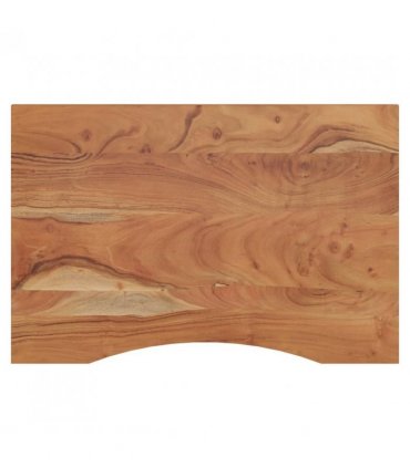 vidaXL Desk Top 100x60x2.5 cm Rectangular Solid Wood Acacia