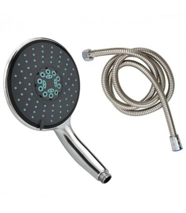 vidaXL Multifunctional Handheld Shower Head with 1.5 m Hose Chrome