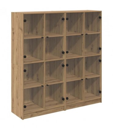 vidaXL Highboard 2 pcs Artisan Oak 68 x 37 x 142 cm Engineered Wood