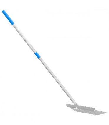 vidaXL Pitchfork Handle Telescopic Silver Steel