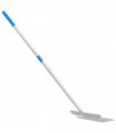 vidaXL Pitchfork Handle Telescopic Silver Steel