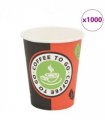 vidaXL 1000 pcs Disposable Coffee Cups Paper 240 ml (8 oz)