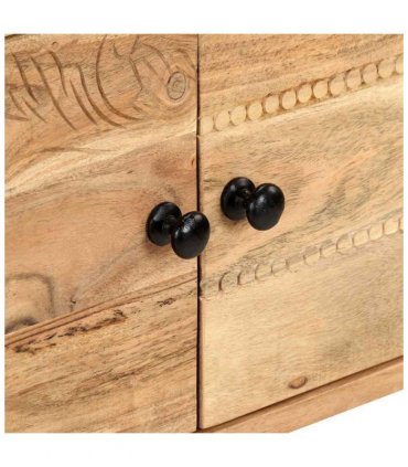 vidaXL Sideboard 115x35x75 cm Solid Acacia Wood