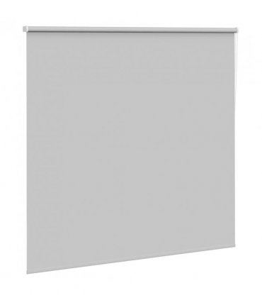 vidaXL Roller Blind Blackout Light Grey 165x150 cm Fabric Width 161.6 cm Polyester