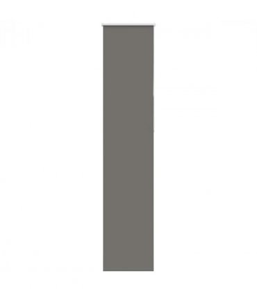 vidaXL Roller Blind Blackout Grey 45x230 cm Fabric Width 40.7 cm Polyester