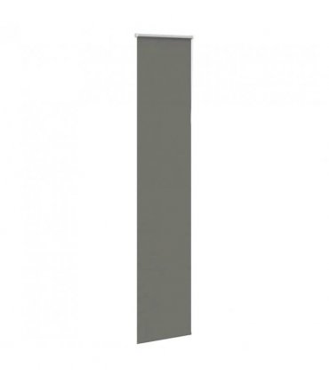 vidaXL Roller Blind Blackout Grey 45x230 cm Fabric Width 40.7 cm Polyester