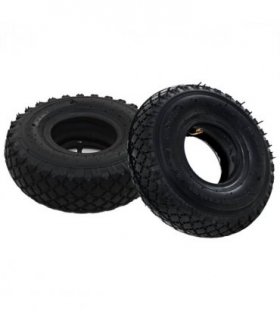 vidaXL 2 Tyres 2 Inner Tubes 3.00-4 260x85 for Sack Truck Wheel Rubber