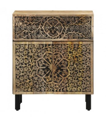 vidaXL Bedside Cabinet 50x33x60 cm Solid Wood Mango