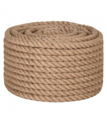 vidaXL Jute Rope 25 m Long 24 mm Thick