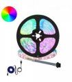 vidaXL LED Strip 2 pcs Black and Transparent 4700 mm
