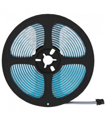 vidaXL LED Strip 2 pcs Black and Transparent 4700 mm