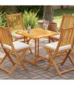 vidaXL Table Top | Teak | Solid teak wood | 70x70 cm | Durable | Table Top