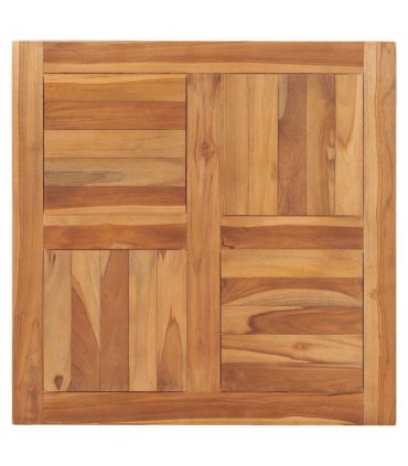 vidaXL Table Top | Teak | Solid teak wood | 70x70 cm | Durable | Table Top