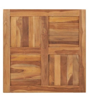 vidaXL Table Top | Teak | Solid teak wood | 70x70 cm | Durable | Table Top