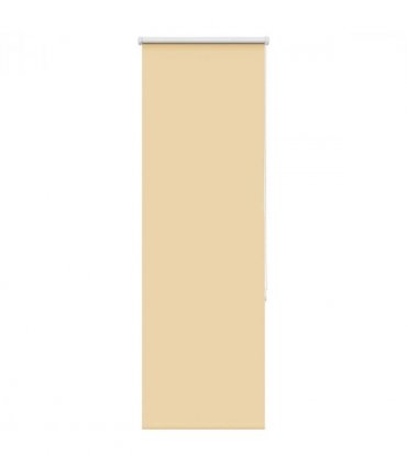 vidaXL Roller Blind Blackout Beige 45x130 cm Fabric Width 40.7 cm Polyester