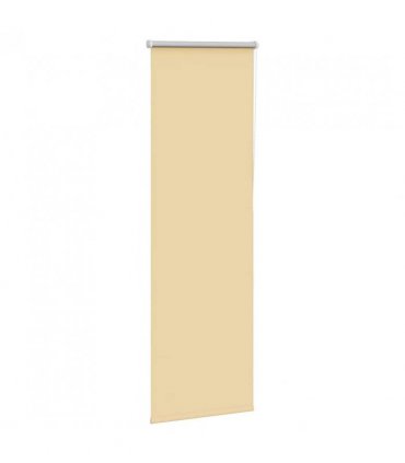 vidaXL Roller Blind Blackout Beige 45x130 cm Fabric Width 40.7 cm Polyester